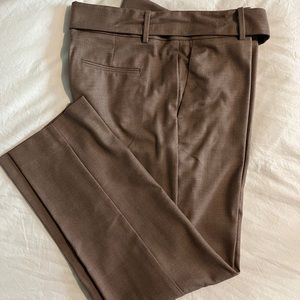 Ann Taylor The Ankle Belted Tan Pants - Sz10 NWT